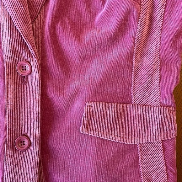 Requirements Pink Corduroy Jacket Women Small - Picture 4 of 6